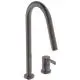 IS-2-Loch-Kuechenarmatur-Gusto-Ausld-240mm-2F-Brause-Magnetic-Grey-BD424A5 gallery number 1